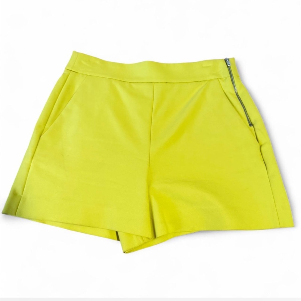 Zara Size Small Lime Green Women's Shorts